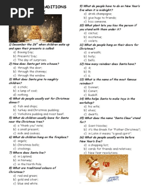 Christmas Traditions Quiz