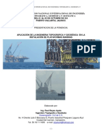 Aplicación de La Ingenieria Topografica y Geodesica en La Instalacion de Plataformas Marinas 2014