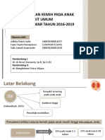 Isk Pada Anak Di Rssa Tahun 2016-2019