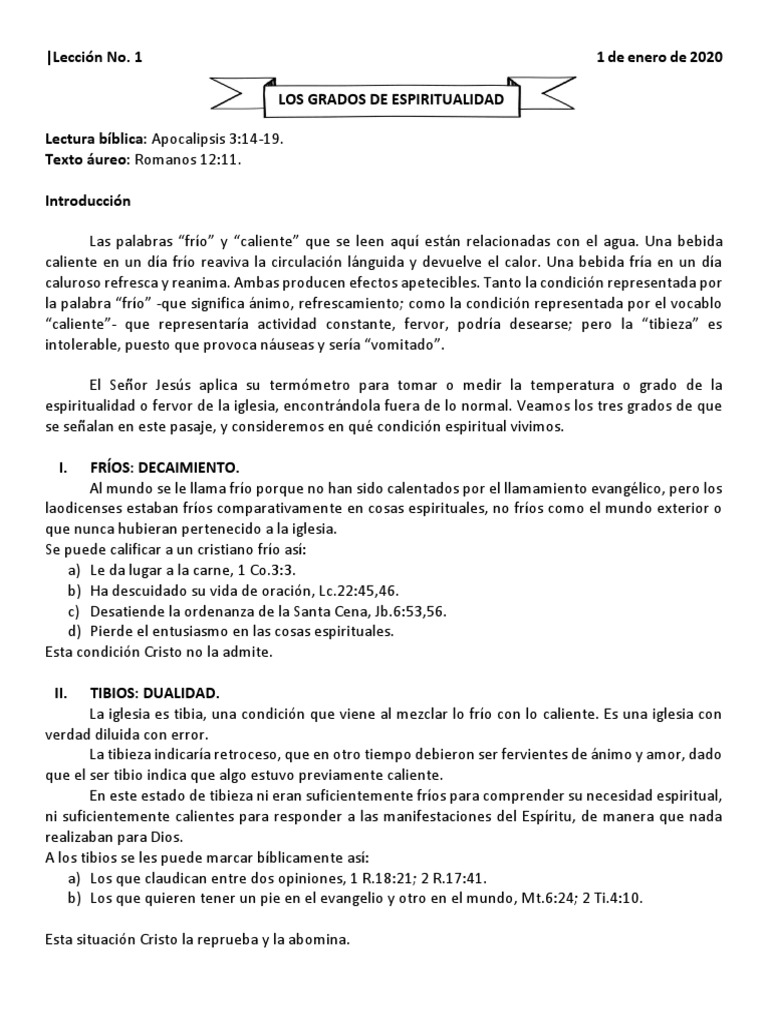 Leccion 1 Doctrina | PDF | Cristo (título) | Religión y creencia