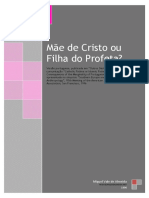 Mãe de Cristo Ou Filha Do Profeta?