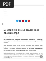 Mapa Corporal de las Emociones | PDF | Las emociones | Amor