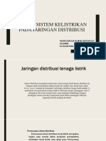 Desain Sistem Kelistrikan Pada Jaringan Distribusi Presentasi