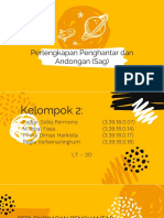 Perlengkapan Penghantar Dan Andongan