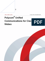 Polycom Unified Communications For Cisco Webex