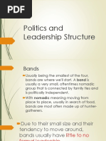 Politics and Leadership Structure