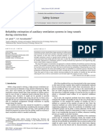 Reliability Estimation of Auxiliary Ventilation Systems in Long Tunnels PDF