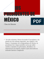 Ultimos Presidentes de México