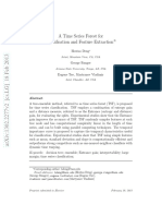 Time Series Forest For Classification and Feature Extraction