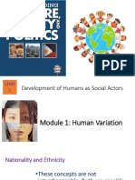 Module 1 Human Variation