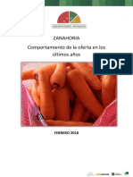 Zanahoria Comportamiento de La Oferta en Los Ultimos Años-Febrero 2018 PDF