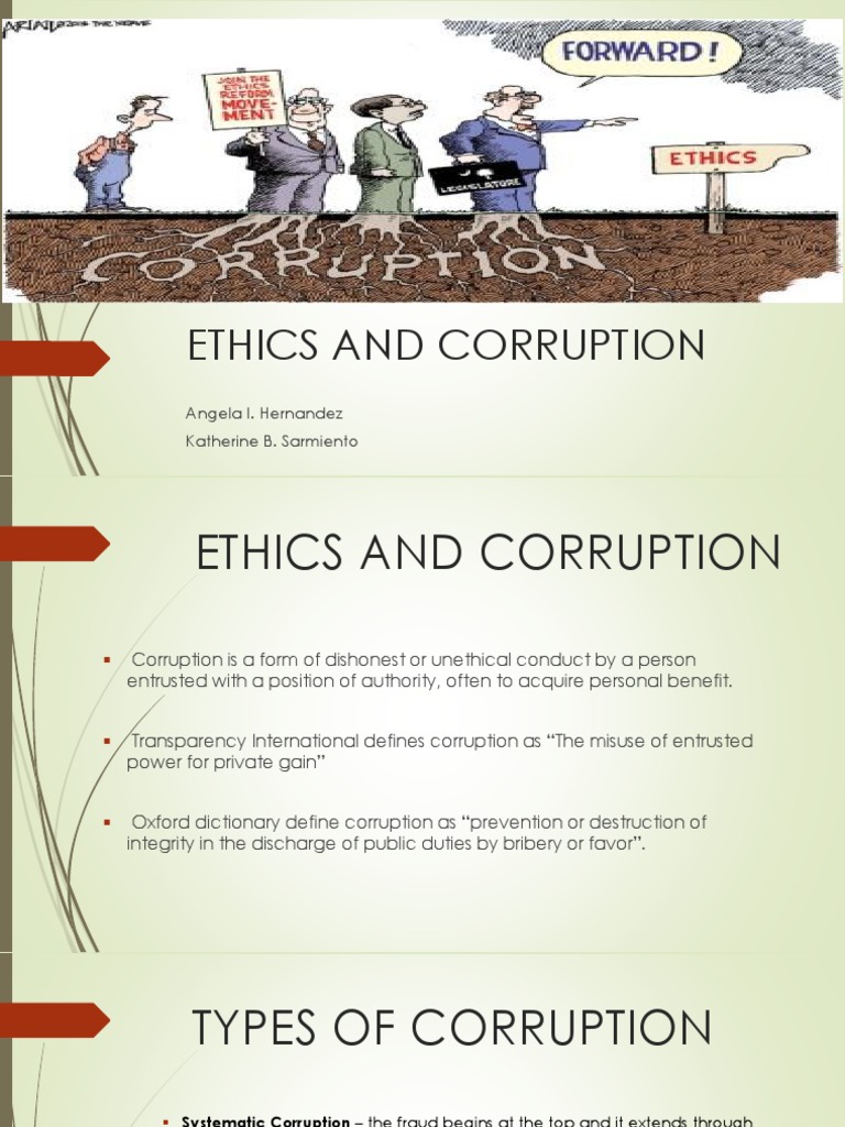 Understanding Corruption and Ethics | PDF | Corruption | Applied Ethics