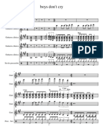 Boys Dontcry-Partitura y Partes