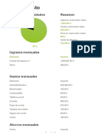 Planilla de gastos excel