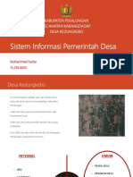 Sistem Informasi Pemerintah Desa