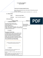 Linear VS Non-Linear Detailed Lesson Plan