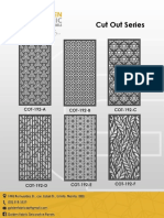 Golden Fabric Decorative Panels - Cut-Out Panels PDF