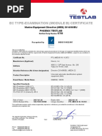 V5035 - 16-112372 Module B Certificate