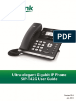 Yealink SIP-T42G User Guide V72 2