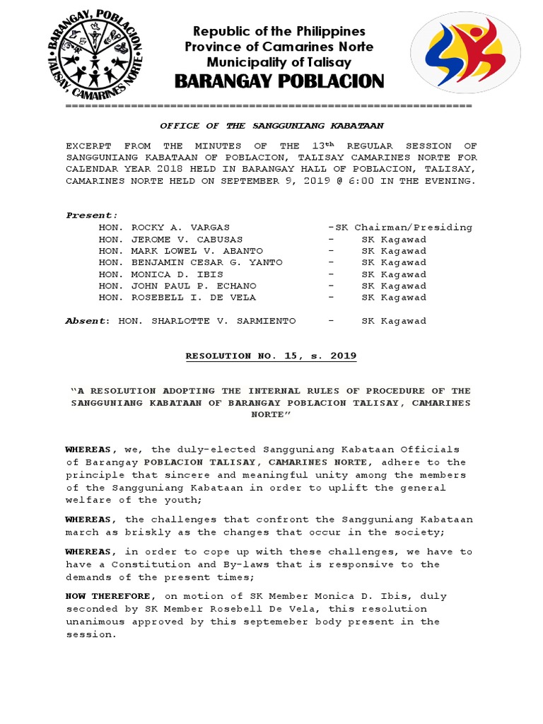 Irp Of SK 2019 PDF Public Law Social Institutions