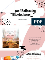 Bouquet Balloon Business Plan