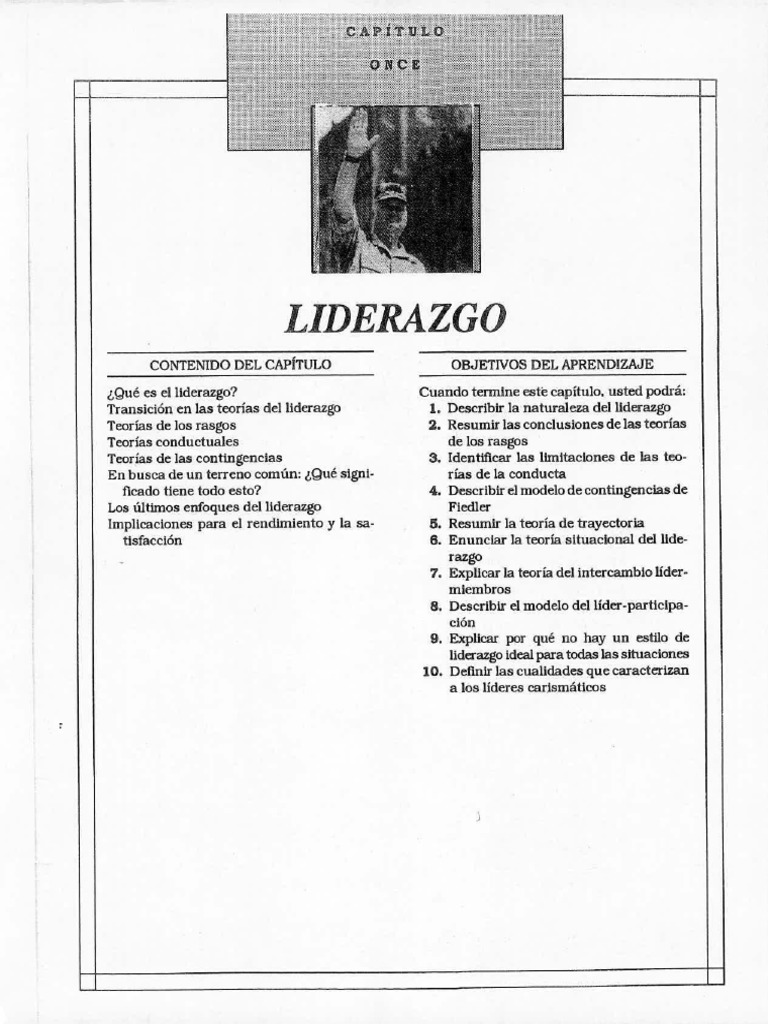 Teorías y Enfoques del Liderazgo | PDF | Liderazgo | Comportamiento