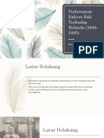 Perlawanan Rakyat Bali Terhadap Belanda (1846-1905)