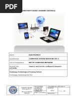 Inspect And Test The Configured Computer Networks