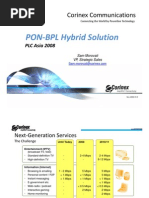 Corinex Hybrid Fiber-BPL Solution