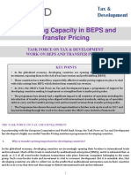 Developing Capacity in Beps and Transfer Pricing