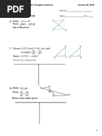 Proof of Similar Triangles 1