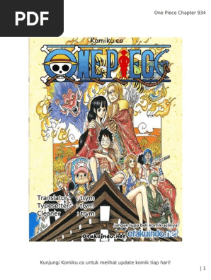 One Piece Manga 934