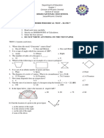 Math 7 - 3rd Quarter Exam