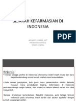 Pertemuan 1 SEJARAH KEFARMASIAN DI INDONESIA PDF