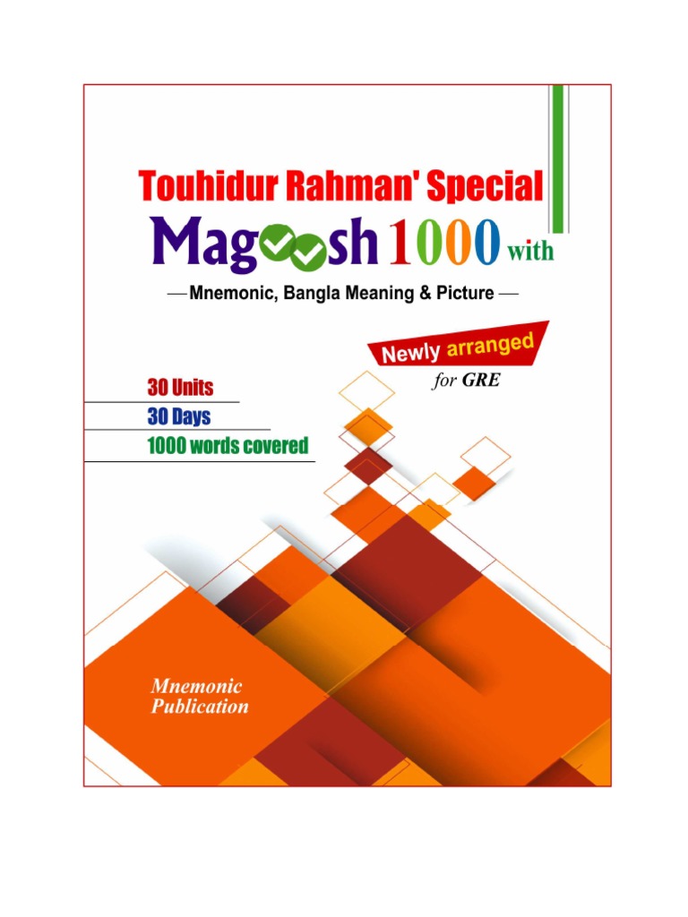 Magoosh 1000 By Touhidur Rahman Pdf Business