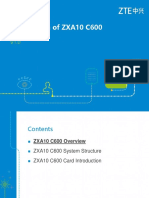 ZXA10 C600 (V1.0) xPON System Introduction