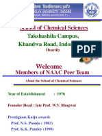NAAC PEER Team PPT Chemistry