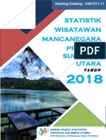 Statistik Wisatawan Mancanegara Provinsi Sulawesi Utara Tahun 2018