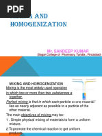 Mixing & Homogenization