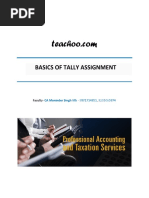 Tally Erp 9 Notes in English PDF Free Download With Examples