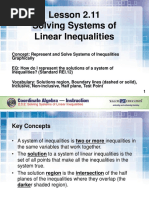 Solving Systems of Linear Inequalities