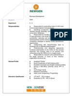 Business Development - Role Document