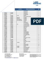 Latest O&K P/N and SAP P/N Update