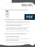 Grade 6 Progressive Tense PDF