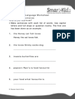 Worksheets English GR 2 Write Sentences