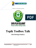 EBOOK - Contoh Topik Toolbox Meeting PDF