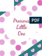 Printable Baby Book Girl Version