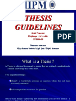 Thesis Guidelines SS 2008 - 10