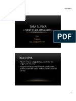 Materi Tata Surya - Sifat Fisis Matahari PDF
