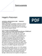 Hegel’s Platonism